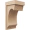 Ekena Millwork 9"W x 9"D x 18"H Wide Emerson Rough Cedar Woodgrain TimberThane Corbel, Primed Tan CORUR09X09X18EMRRCPR - alternate 1